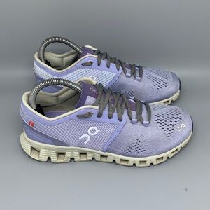 On Cloud X Purple Road Running Shoes Women's Sz 7.5
